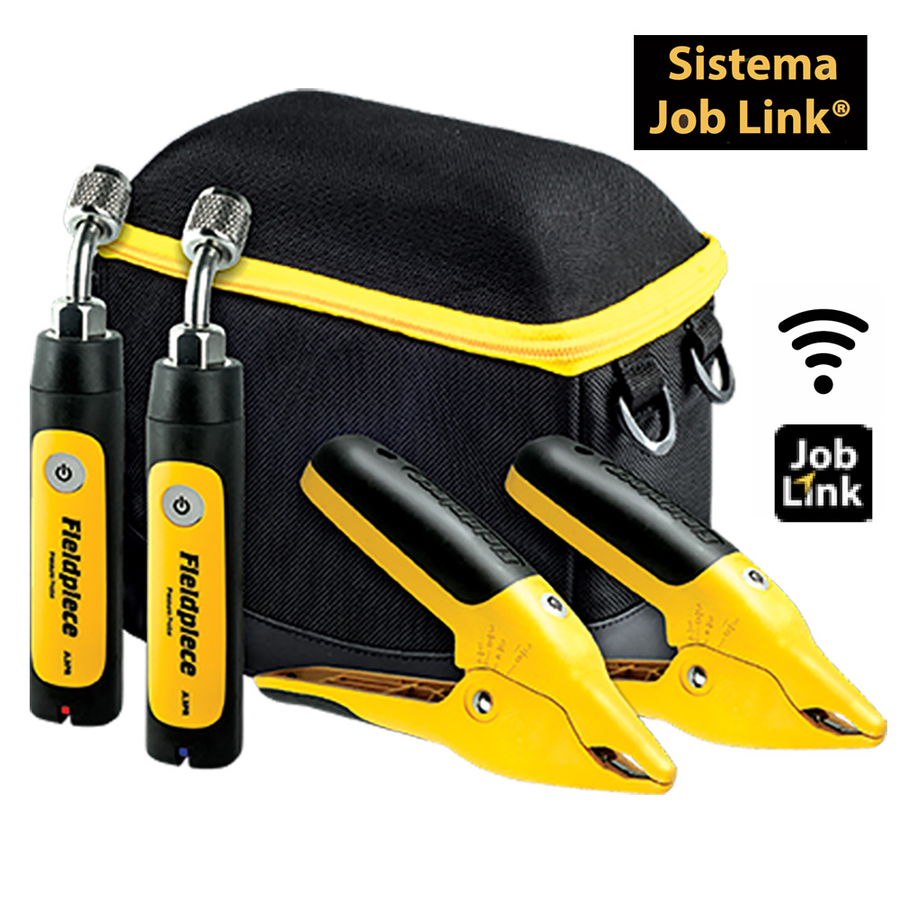 Fieldpiece USA - JL3KR4 - Kit di verifica pressione & temperatura con 4 sonde  (sistema wireless Job Link)