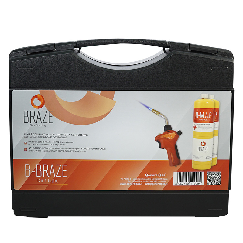 B-Braze® Kit 1 LIGHT per  Saldobrasatura in valigetta (T° fiamma fino a 3.100°C/5.612 °F) - Foto 2