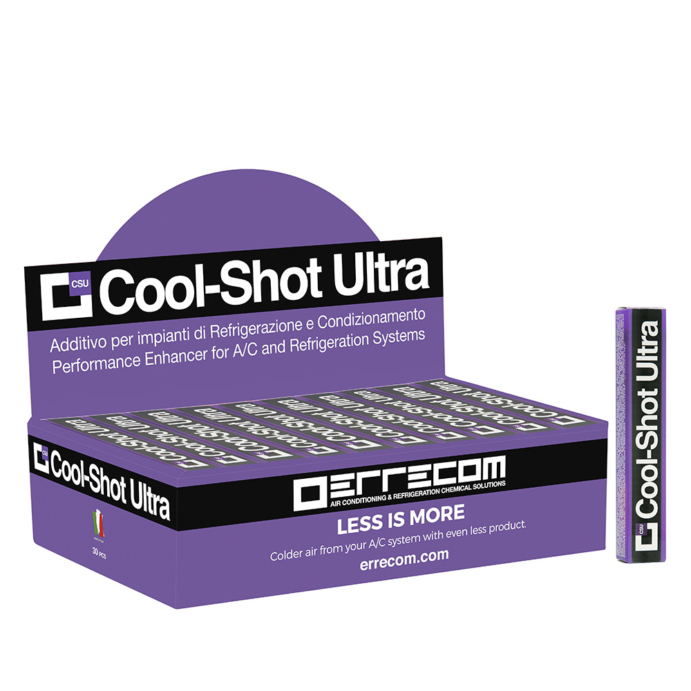 Additivo per ripristinare l'Efficienza degli Impianti (senza adattatori) - COOL SHOT ULTRA - Cartuccia da 6 ml - Confezione n° 30 pz