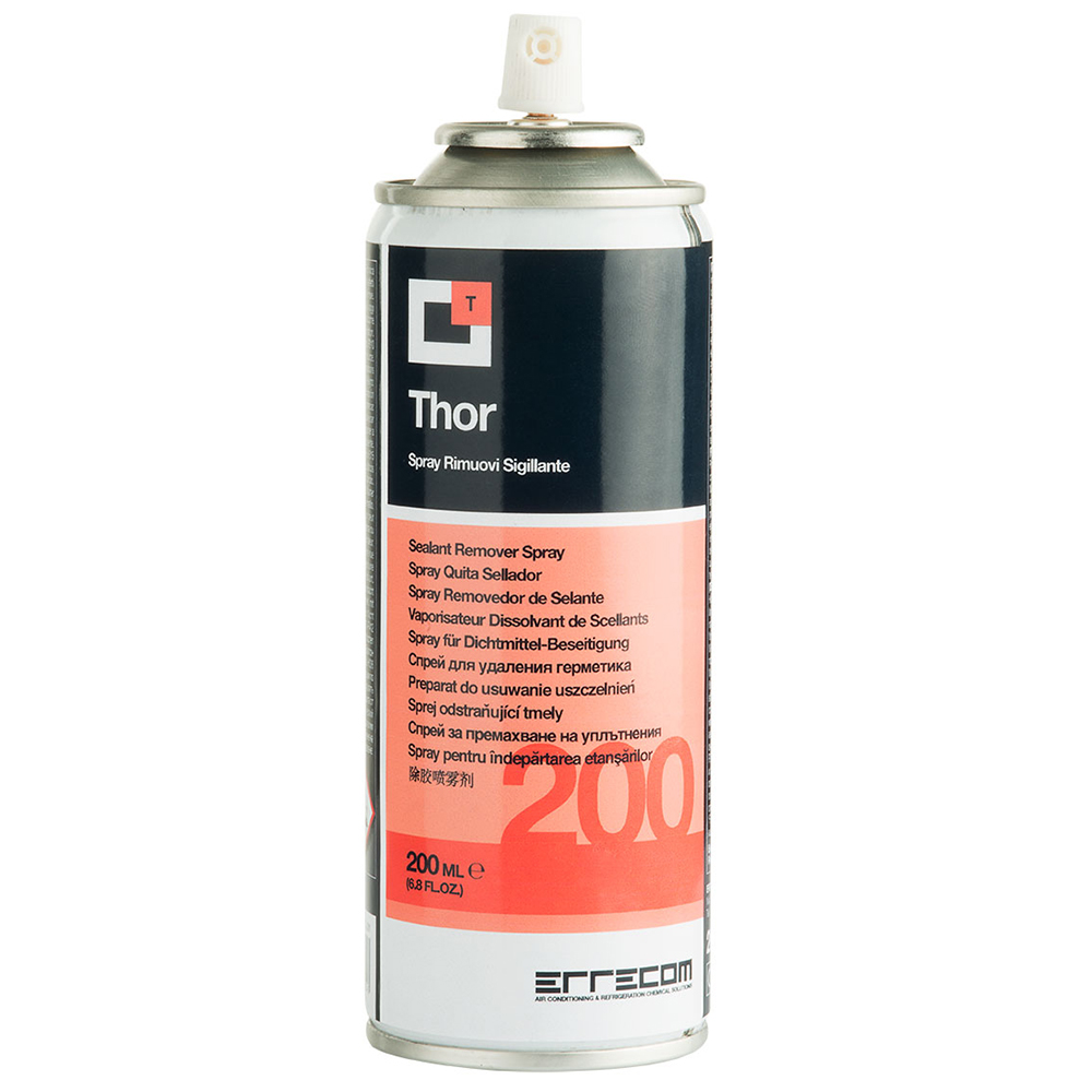 24 x Spray Rimuovi Sigillante - THOR - Bombola Aerosol da 200 ml - Confezione in cartone da n° 24 pz