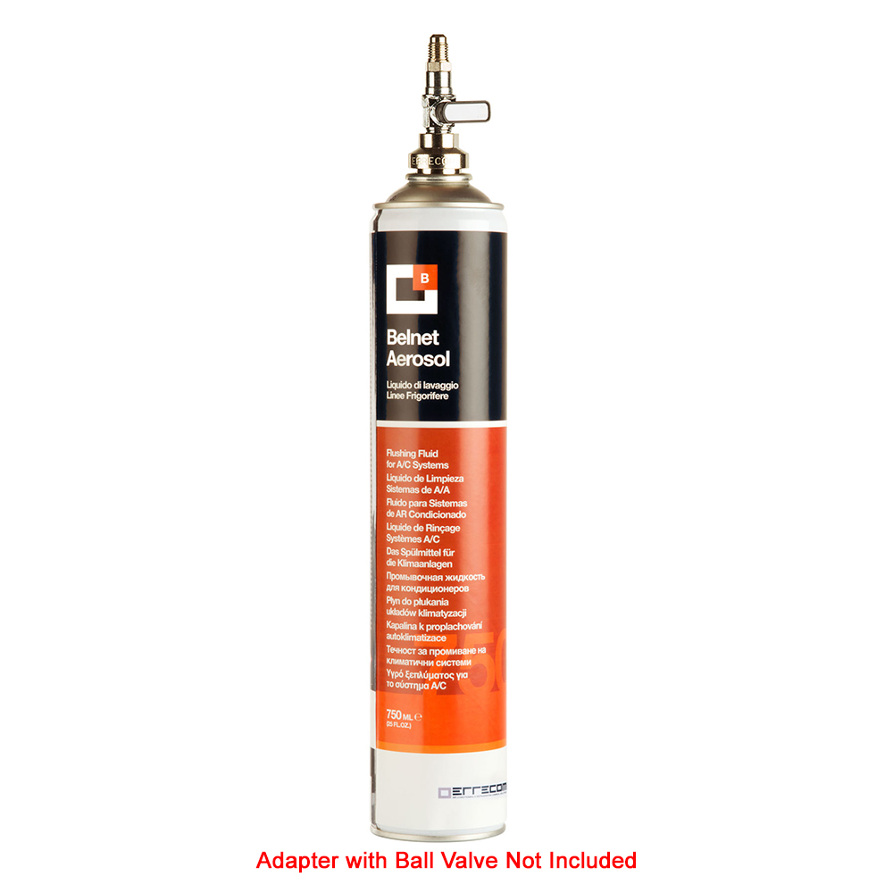 Liquido di Lavaggio Linee Frigorifere con Filetto - BELNET AEROSOL - 750 ml.