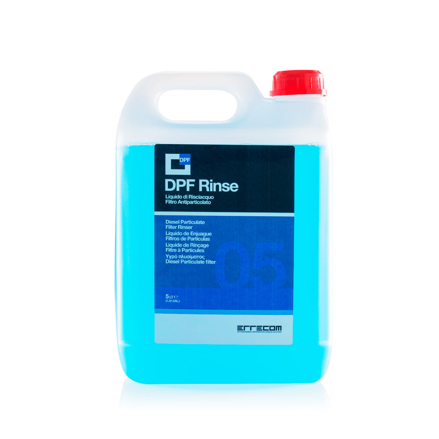DPF RINSE Liquido per il Risciacquo dei Filtri Antiparticolato Diesel - 5 litri - Confezione n° 2 pezzi