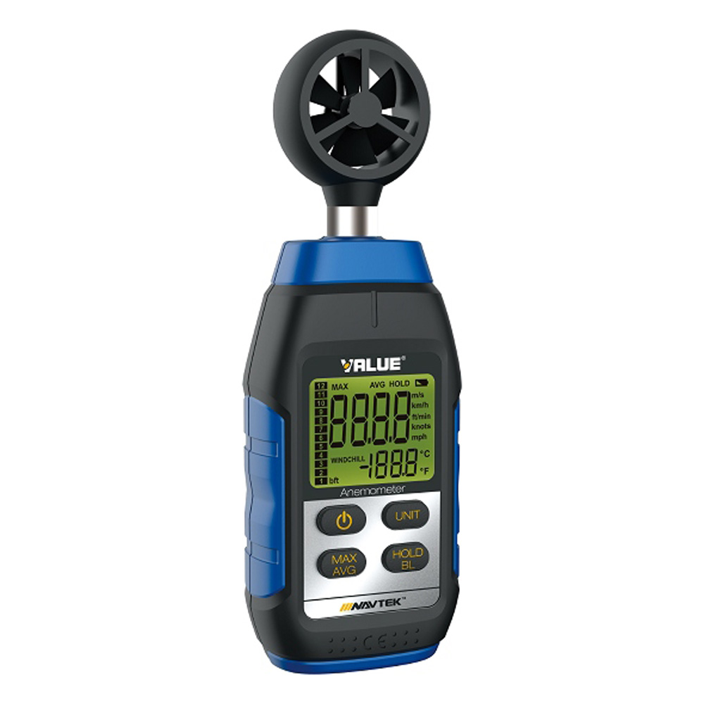 Anemometro digitale VALUE VMA-1