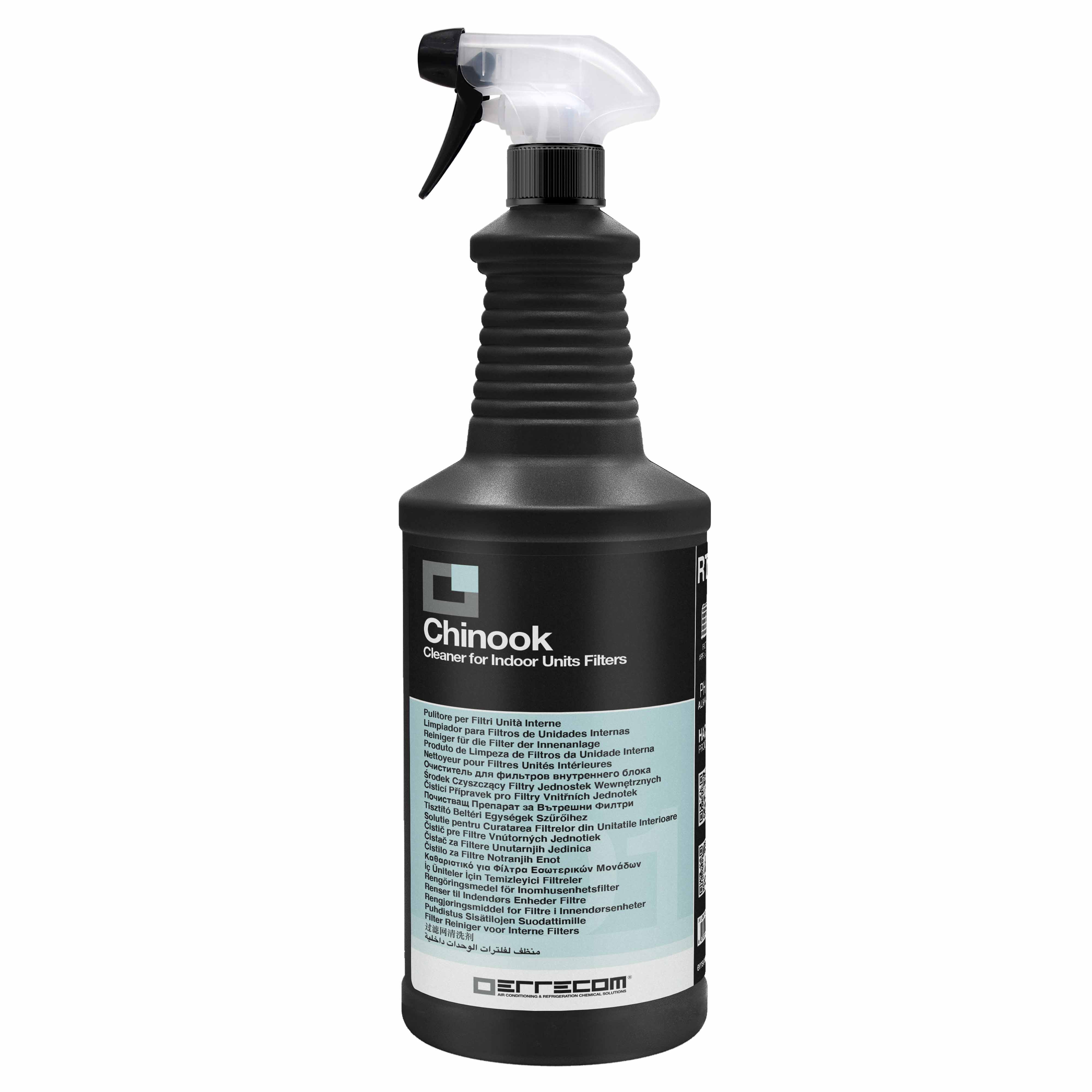 6 x Pulitore Spray per Filtri Unità Interne - Pronto all’uso - CHINOOK - 1 lt - Confezione n° 6 pz. - Foto 1 