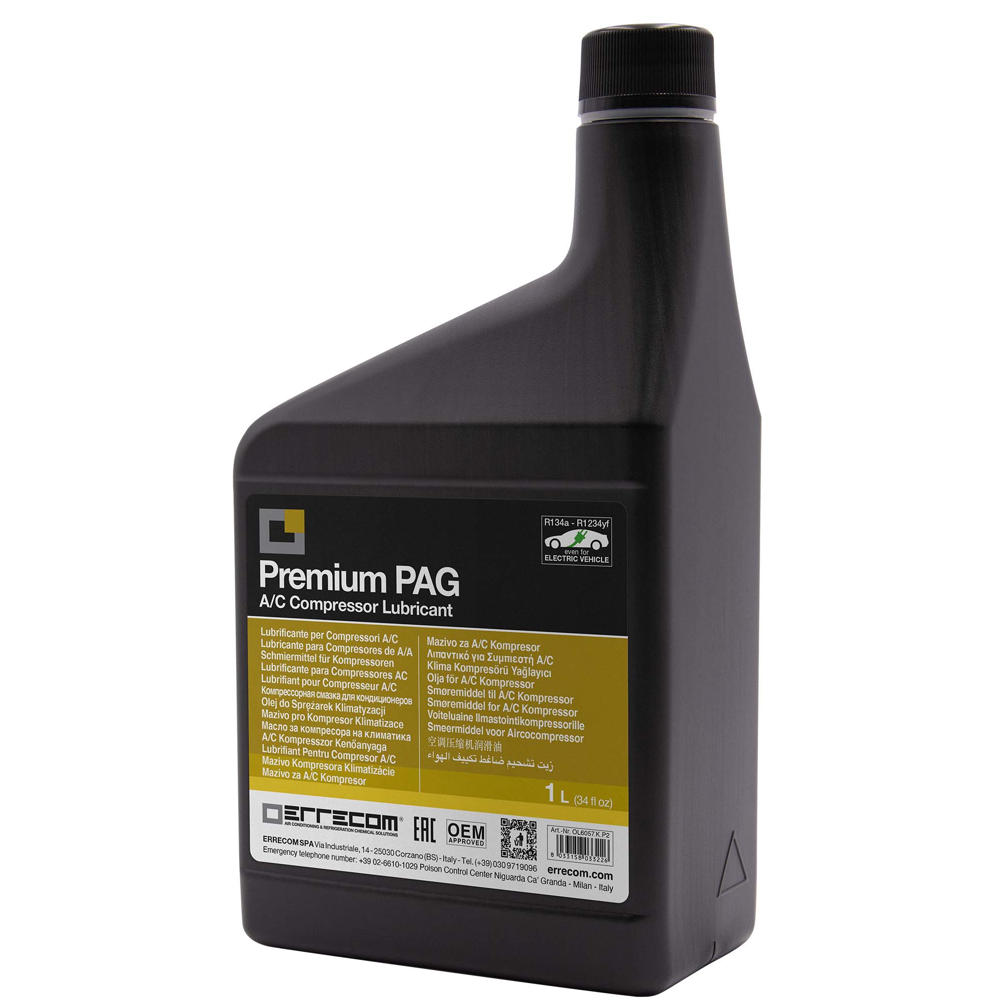 12 x Olio lubrificante Universale AUTO PREMIUM PAG - Tanica in Plastica da 1 litro - Confezione n° 12 pz. (totale 12 litri)