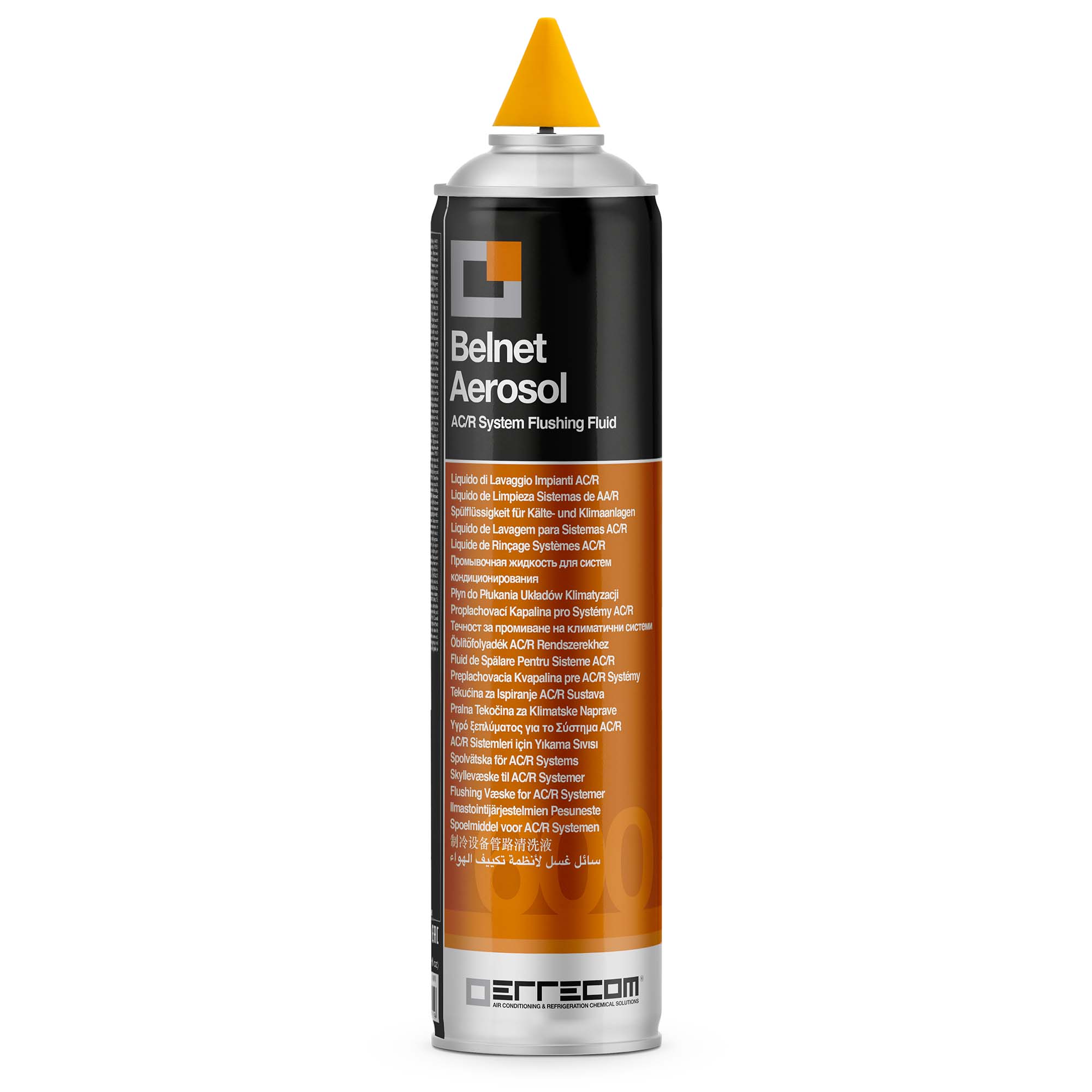 Liquido di Lavaggio Linee Frigorifere con Cono in Gomma - BELNET AEROSOL - 600 ml