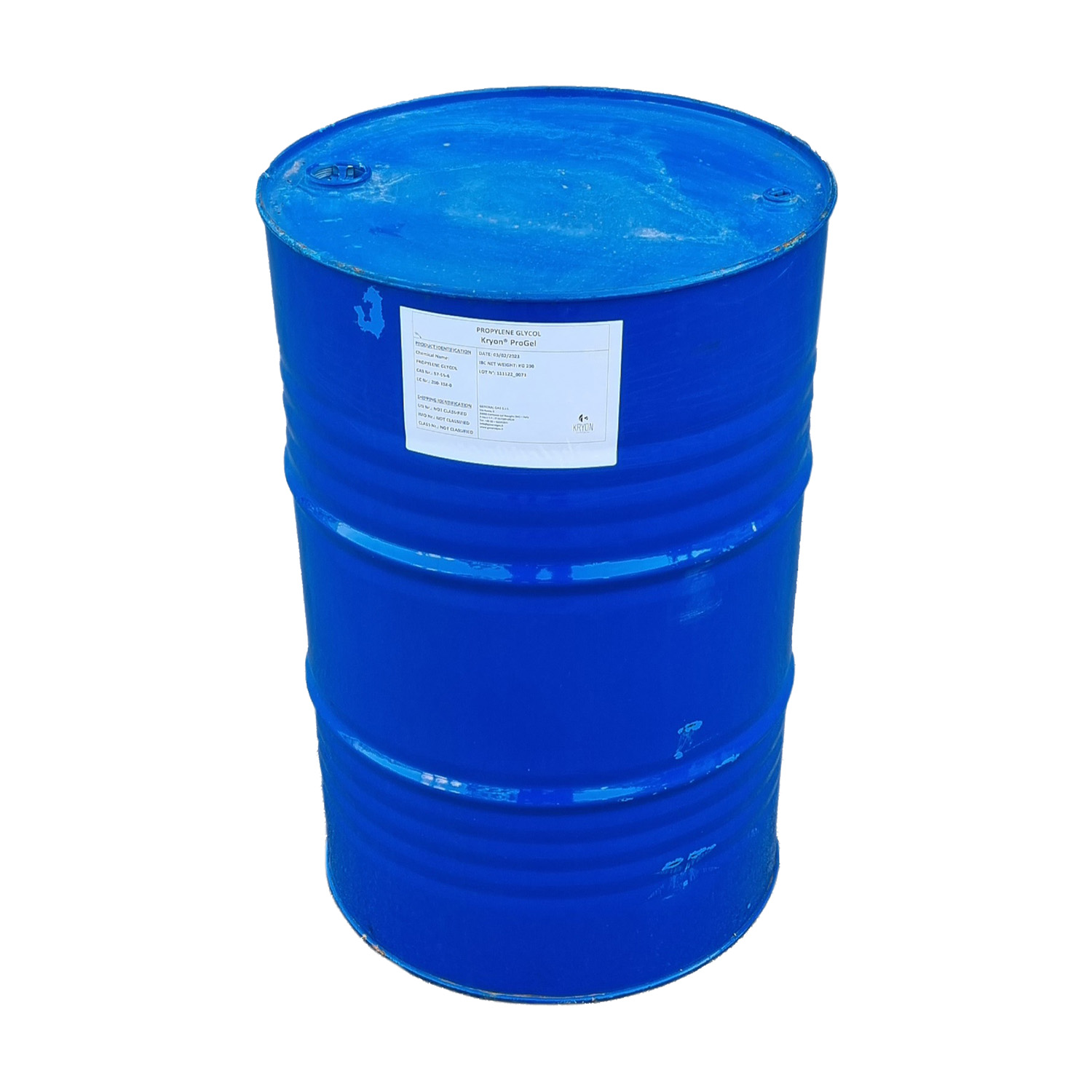 Kryon® NeoGel - Glicole Etilenico Inibito (MEG) in fusto metallico 200 Kg (colorato blu)