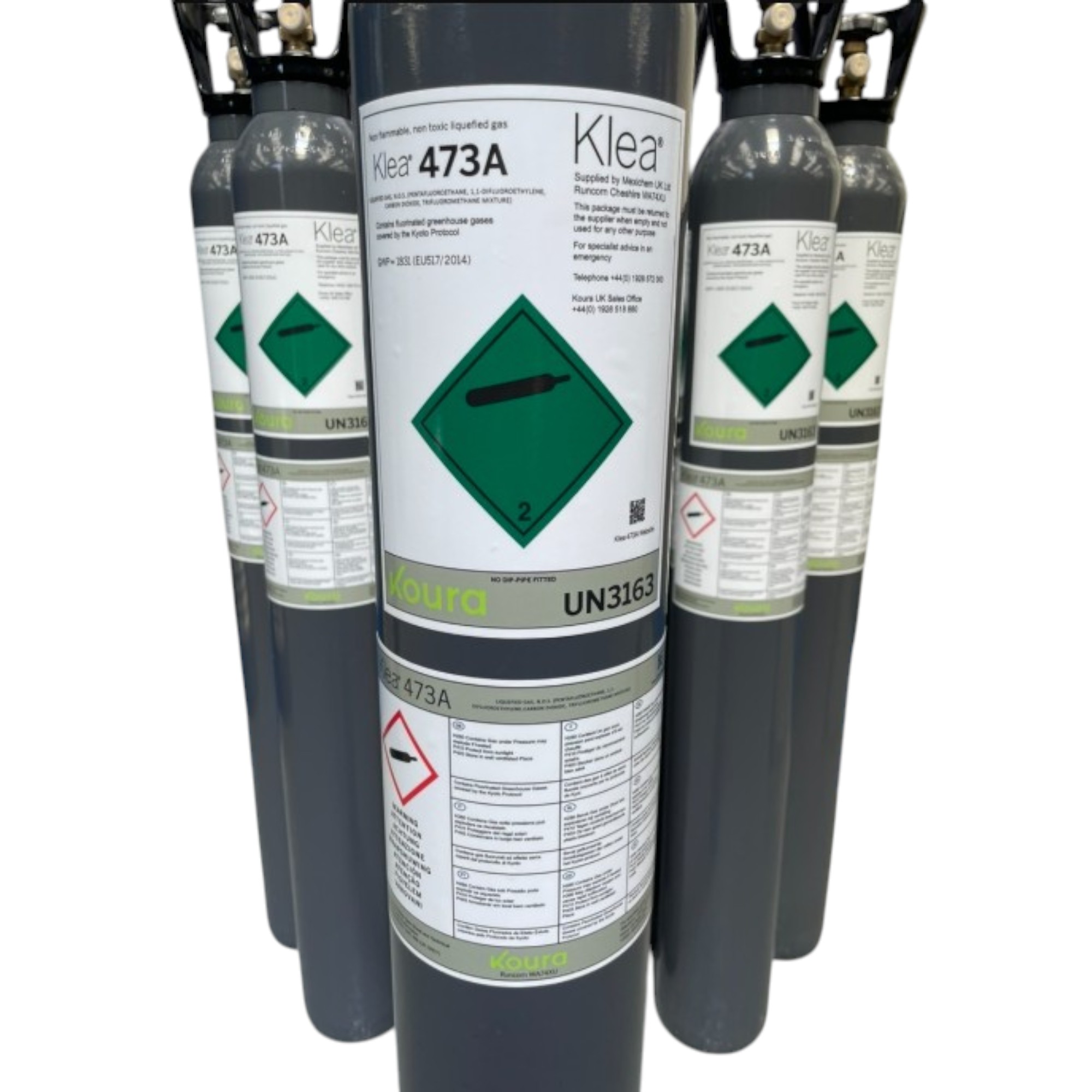 Klea R473A miscela Low GWP per sistemi BBT in bombola 14 Lt - 10 kg a rendere