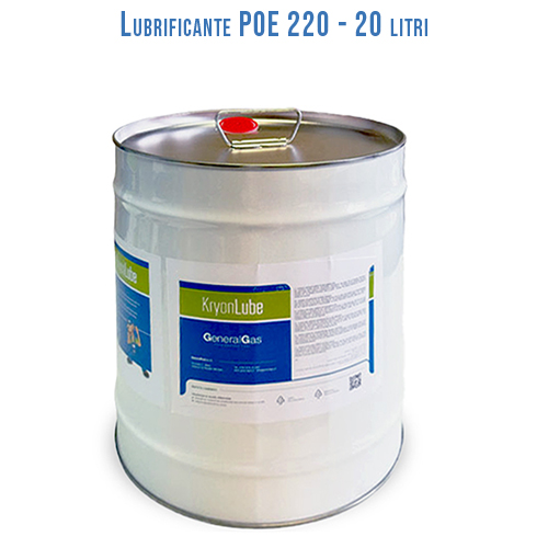 Olio Lubrificante HVACR KryonLube POE 220 -  polyol estere - Tanica in metallo da 20 lt.