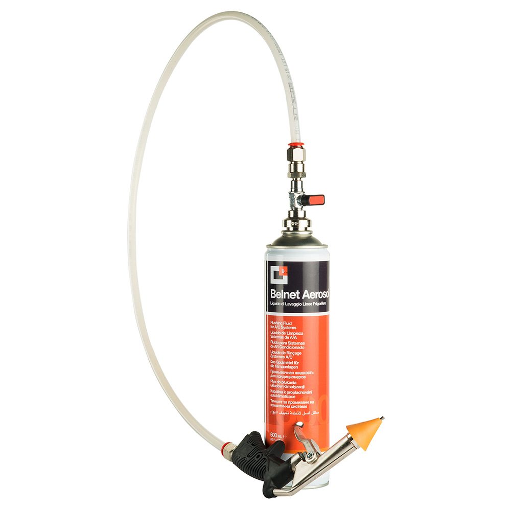 Gun For Flushing Fluid Belnet Aerosol With Flexible Hose And Adapter 1 4 S