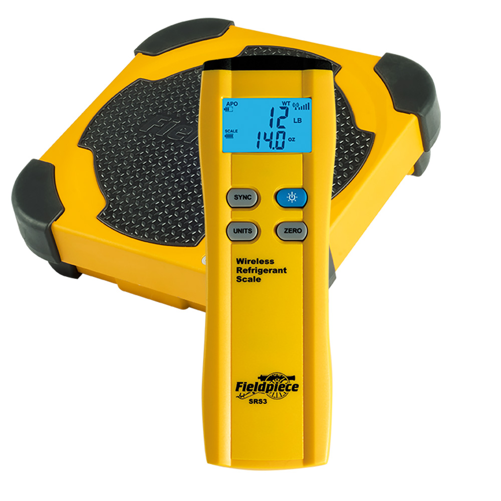 Fieldpiece SRS3 Wireless Refrigerant Scale with Remote for sale online 