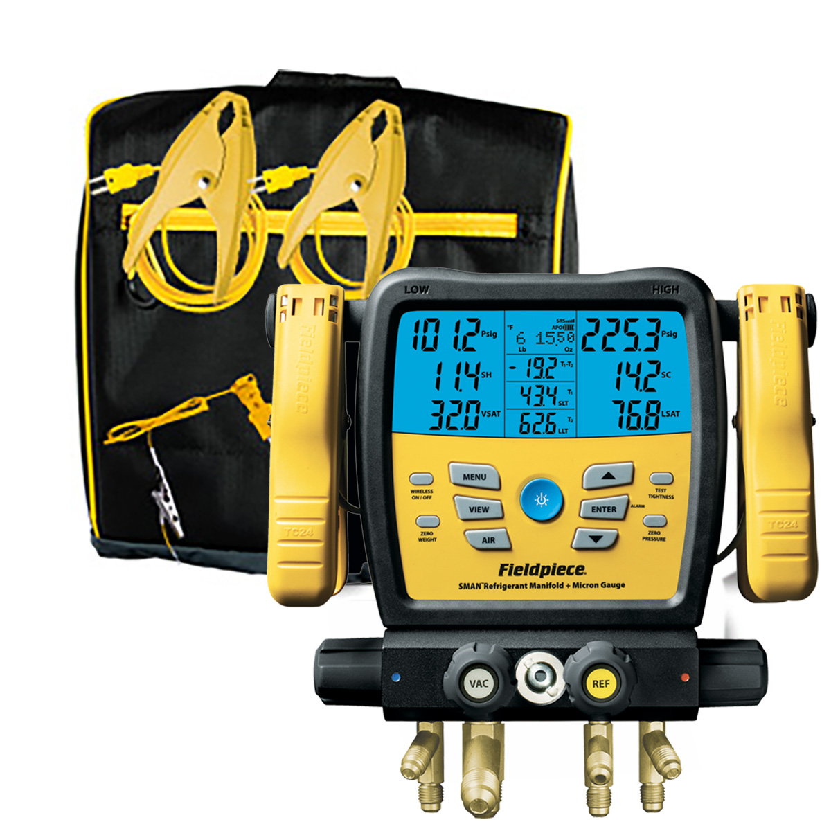 即発送可能】 手芸材料雑貨屋Cottonroom特別価格Fieldpiece SM480V SMAN Digital Manifold  Wireless Data Logging好評販売中