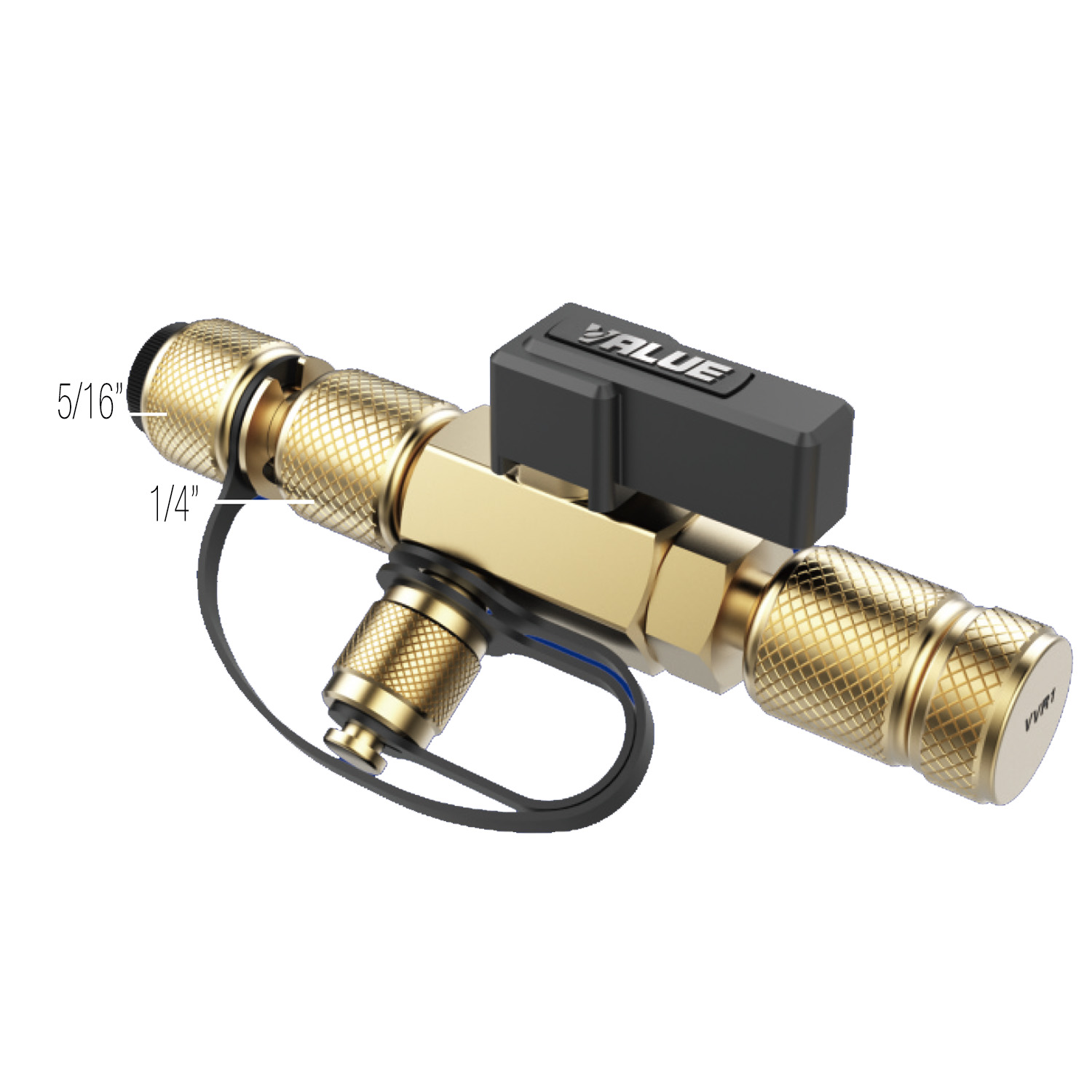 Strumento Per Rimozione E Installazione Nucleo Valvola SAE 1/4" E 5/16" - Per Aria Condizionata R22, R134, R410, R32